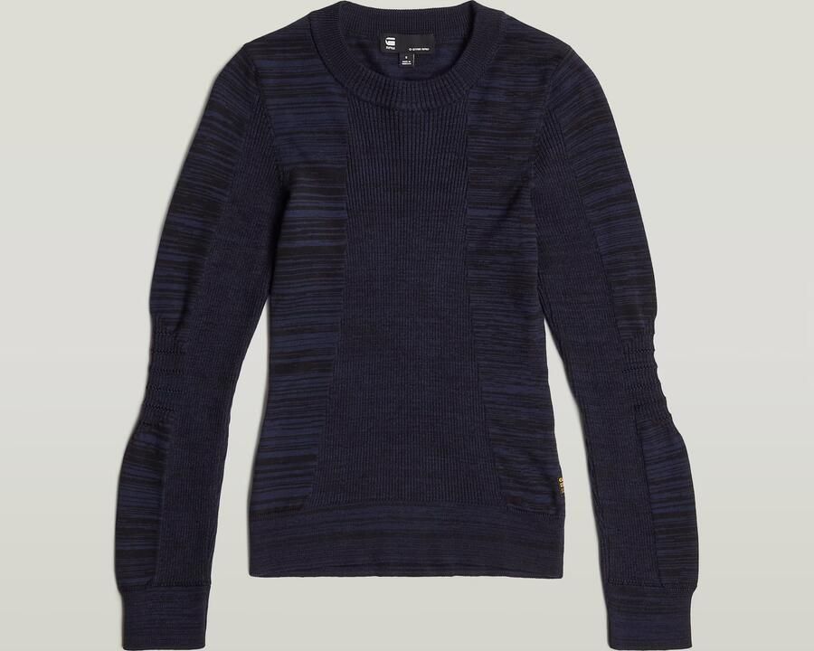 G-Star RAW 3D Biker Slim Gebreide Trui Meerkleurig Dames - Foto 5