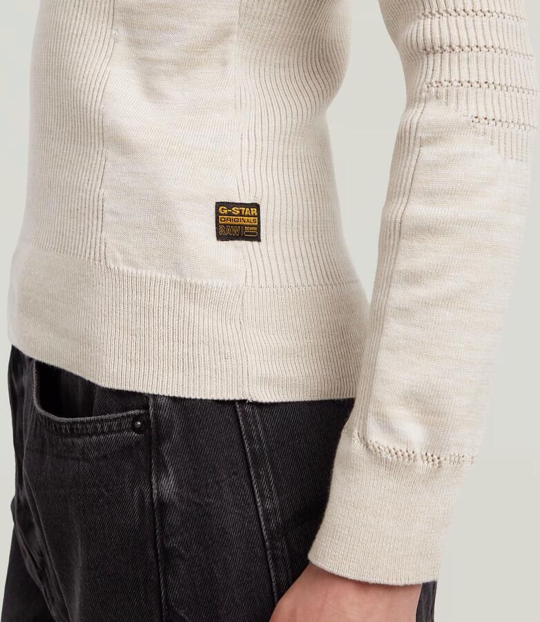 G-Star RAW 3D Biker Slim Gebreide Trui Meerkleurig Dames - Foto 2