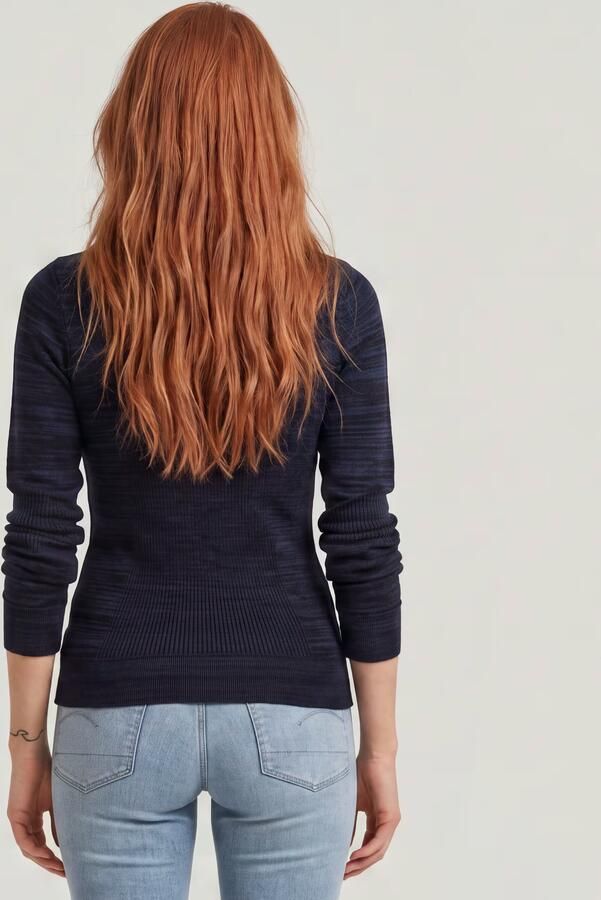 G-Star RAW 3D Biker Slim Gebreide Trui Meerkleurig Dames - Foto 6