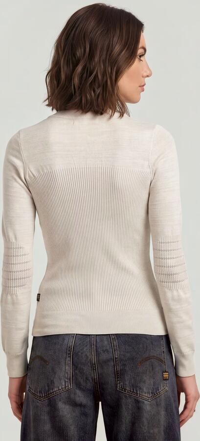 G-Star RAW 3D Biker Slim Gebreide Trui Meerkleurig Dames - Foto 4