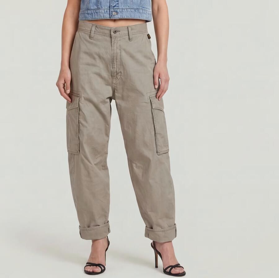 G-Star RAW 3D Boyfriend Cargobroek Beige Dames - Foto 4