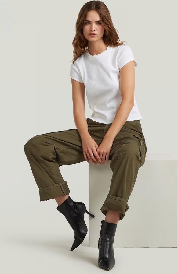 G-Star RAW 3D Boyfriend Cargobroek Groen Dames - Foto 4