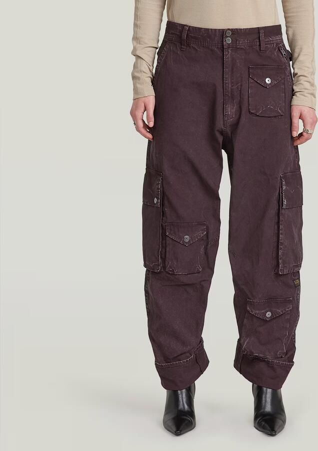 G-Star RAW 3D Boyfriend Multi Pocket Cargobroek Paars Dames - Foto 7
