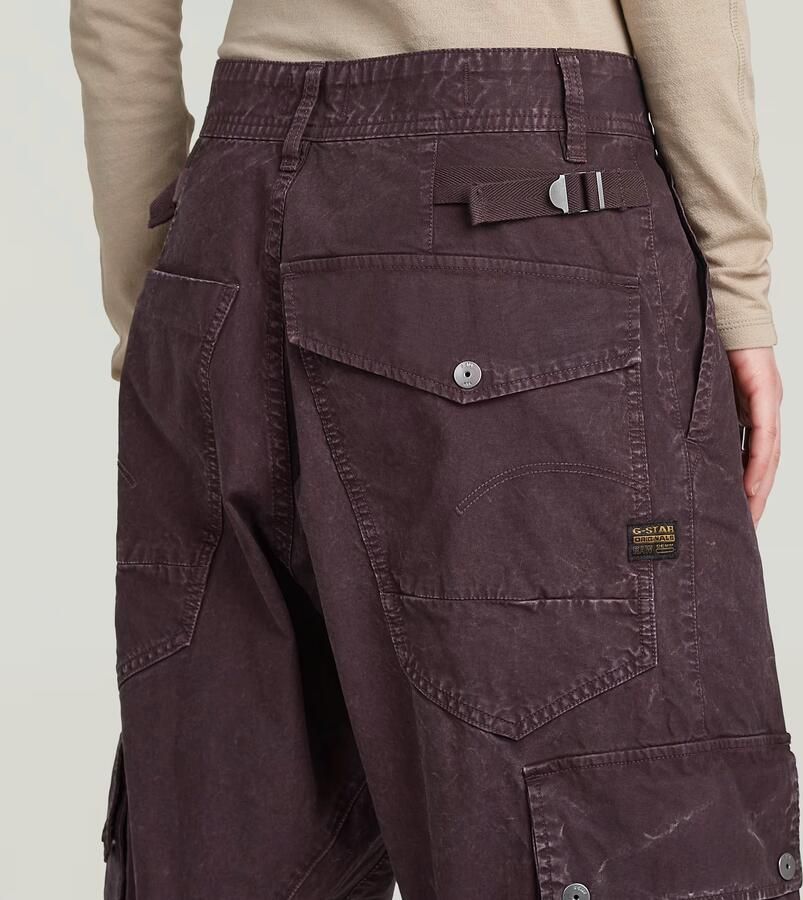 G-Star RAW 3D Boyfriend Multi Pocket Cargobroek Paars Dames - Foto 2