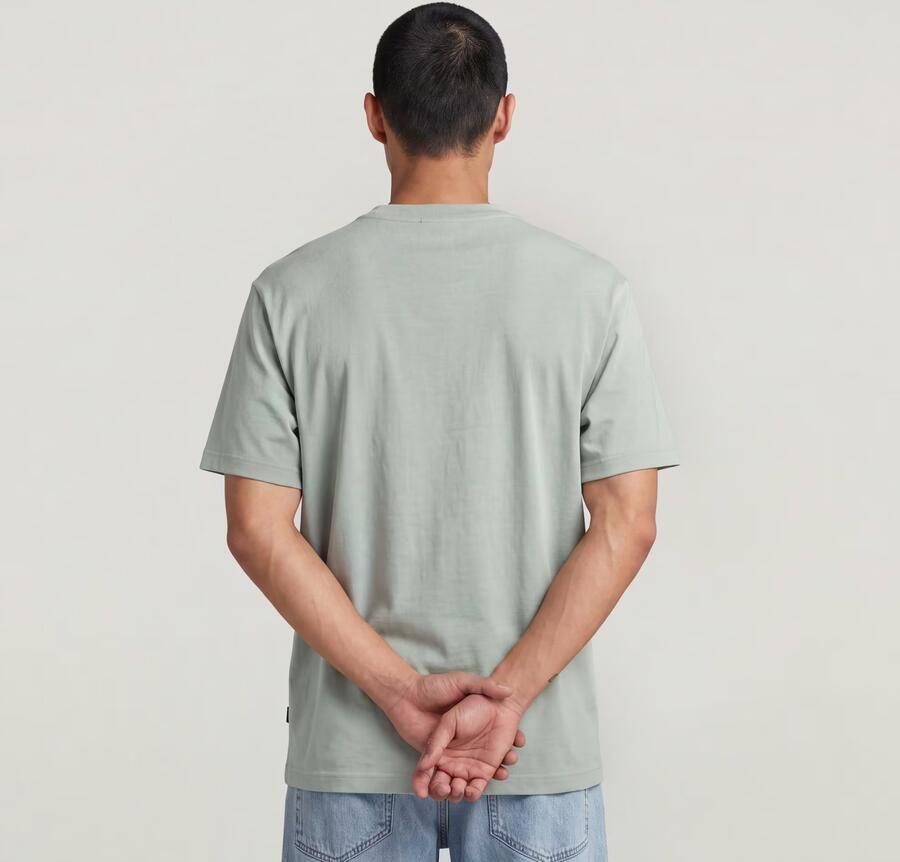G-Star RAW 3D Embro Relaxed T-Shirt Groen Heren - Foto 5