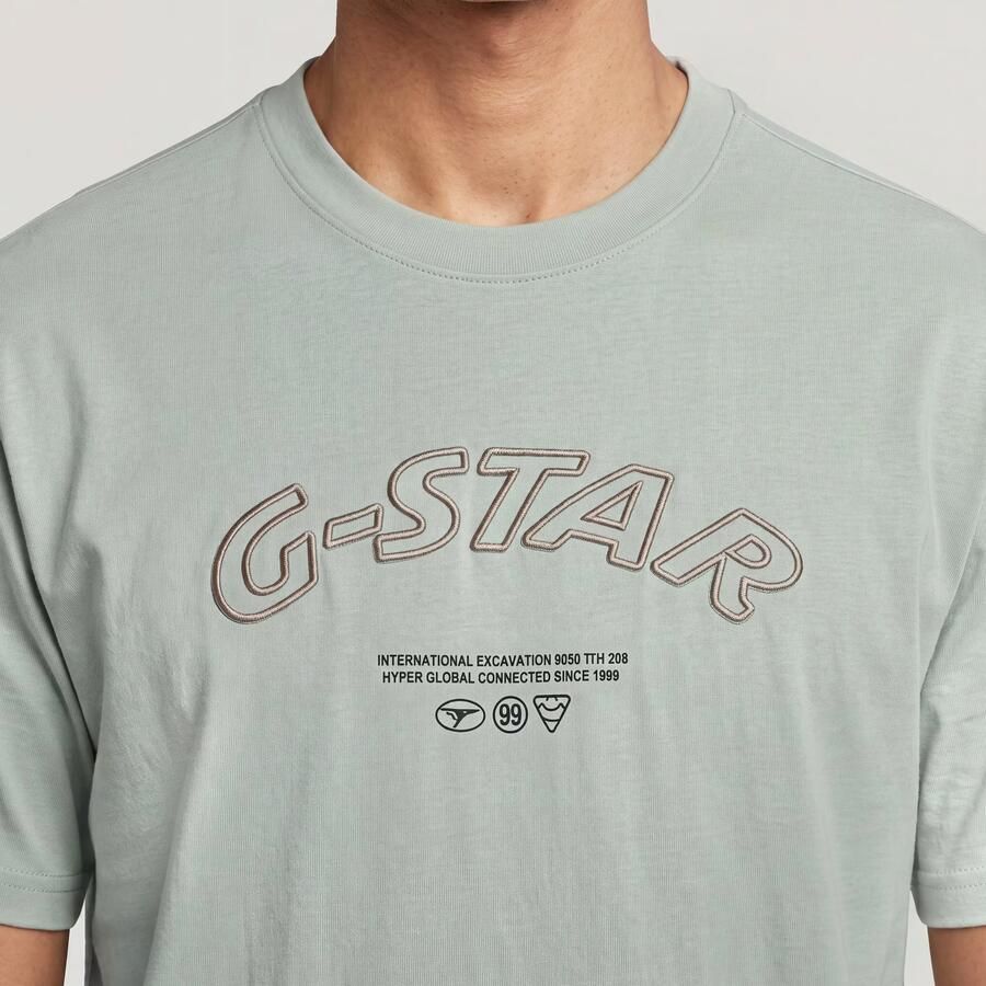 G-Star RAW 3D Embro Relaxed T-Shirt Groen Heren - Foto 2