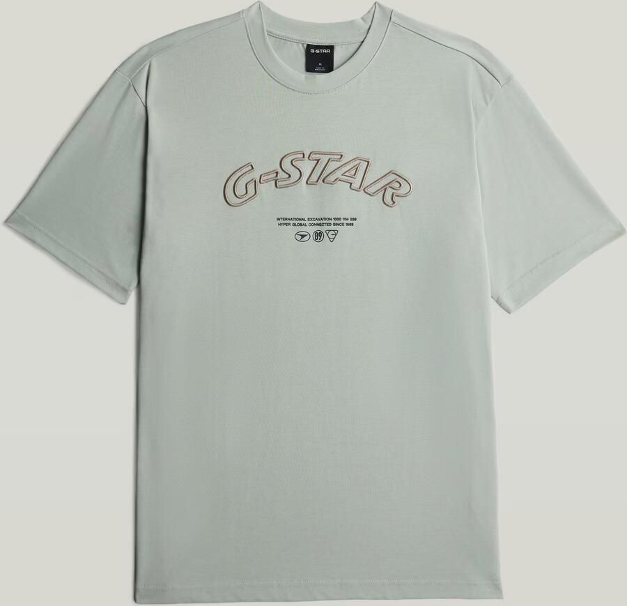 G-Star RAW 3D Embro Relaxed T-Shirt Groen Heren - Foto 4