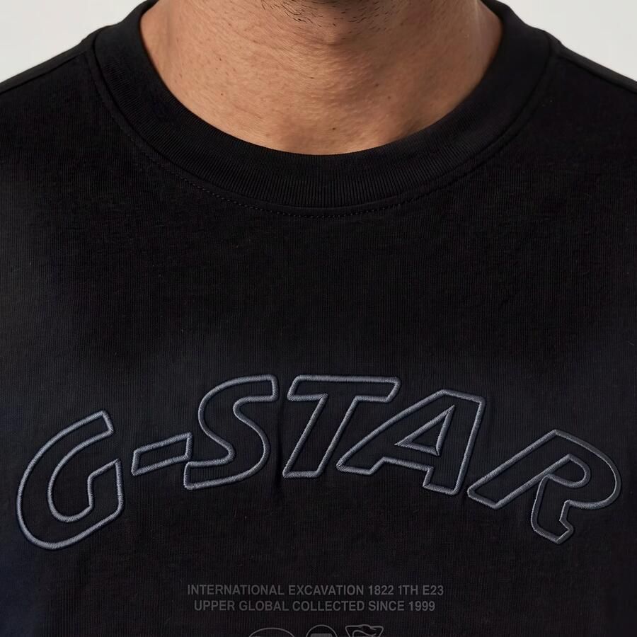 G-Star RAW 3D Embro Relaxed T-Shirt Zwart Heren - Foto 2
