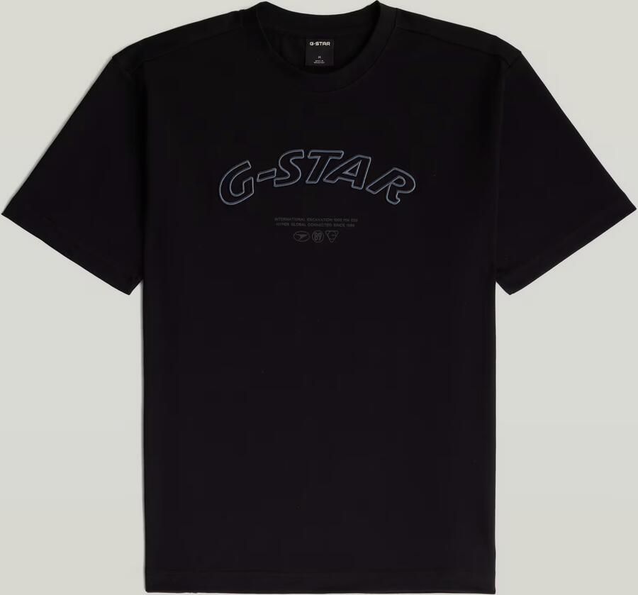 G-Star RAW 3D Embro Relaxed T-Shirt Zwart Heren - Foto 4