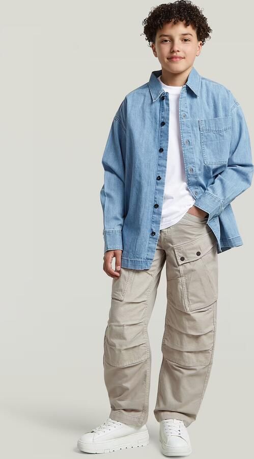 G-Star RAW 3D Loose PM Cargobroek voor jongens Grijs jongens - Foto 5