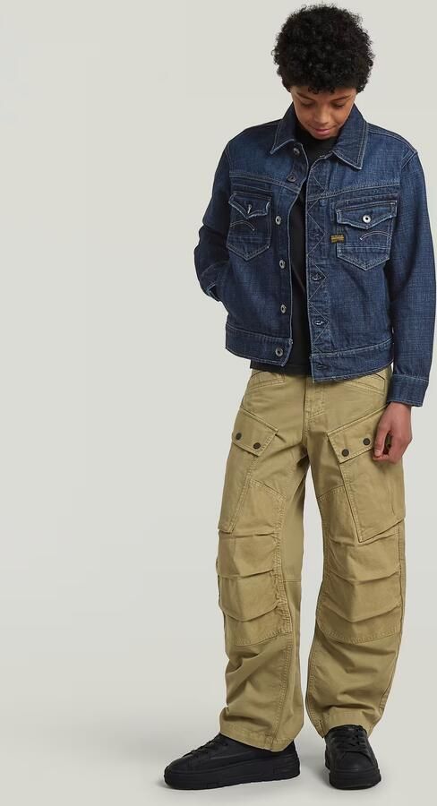 G-Star RAW 3D Loose PM Cargobroek voor jongens Groen jongens - Foto 5