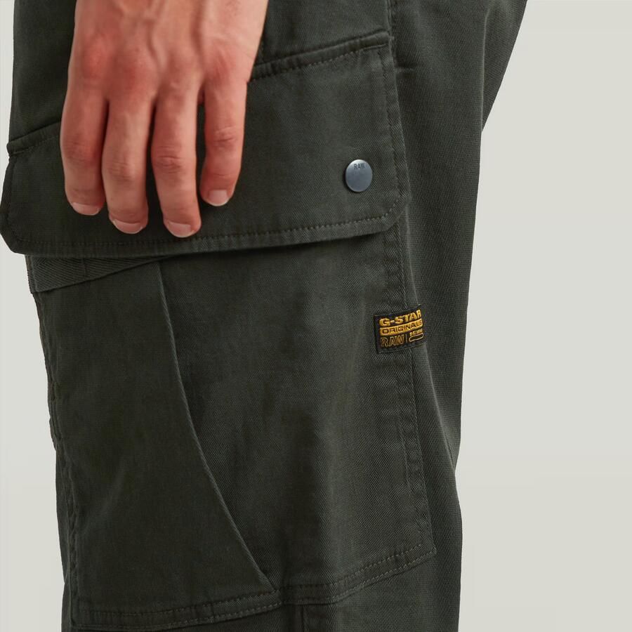 G-Star RAW 3D Regular Straight Cargobroek Grijs Heren