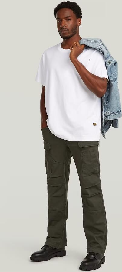 G-Star RAW 3D Regular Straight Cargobroek Grijs Heren - Foto 4