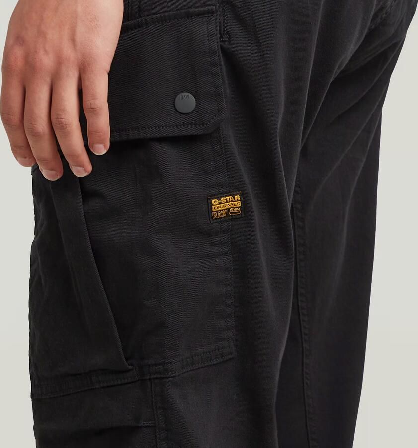 G-Star RAW 3D Regular Straight Cargobroek Zwart Heren - Foto 3