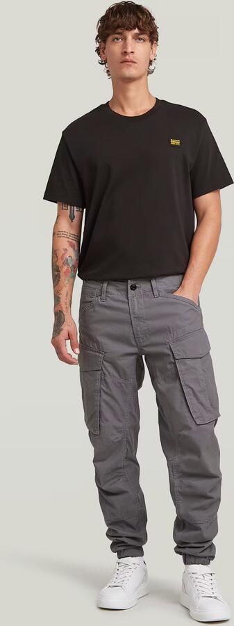 G-Star RAW 3D Regular Tapered Cuffed Cargobroek Grijs Heren - Foto 6