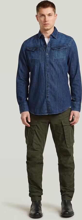 G-Star RAW 3D Regular Tapered Cuffed Cargobroek Groen Heren - Foto 7