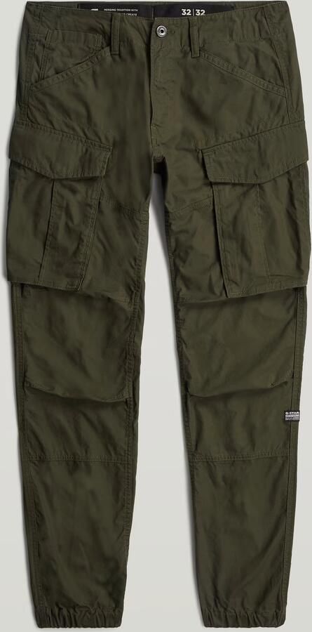 G-Star RAW 3D Regular Tapered Cuffed Cargobroek Groen Heren - Foto 5