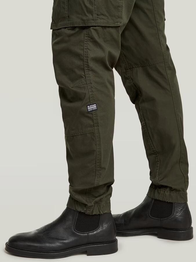 G-Star RAW 3D Regular Tapered Cuffed Cargobroek Groen Heren - Foto 3