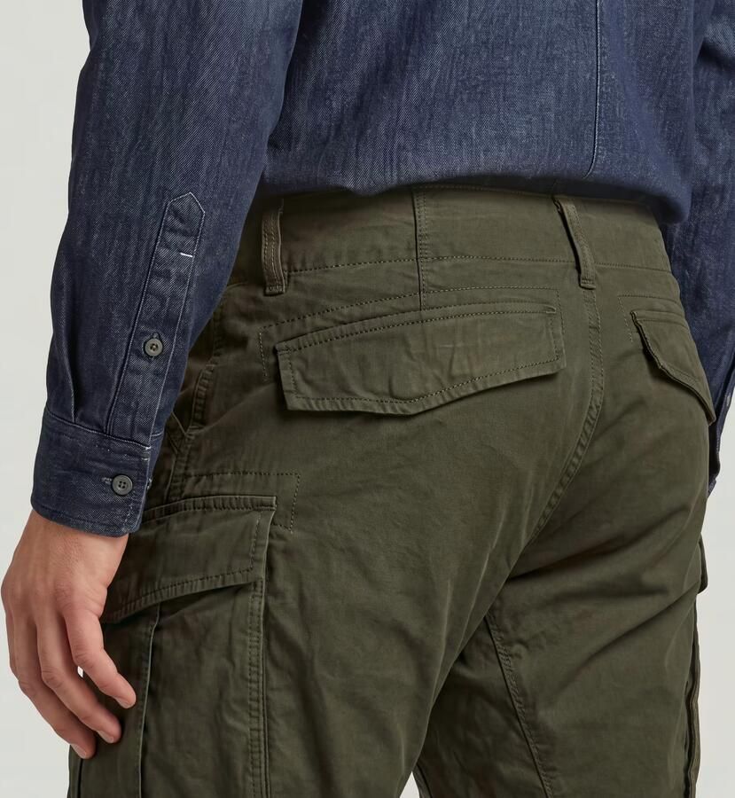 G-Star RAW 3D Regular Tapered Cuffed Cargobroek Groen Heren - Foto 5