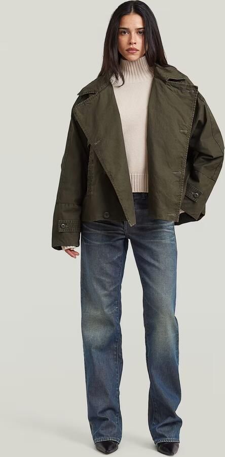 G-Star RAW 4-Pocket Cape Jack Grijs Dames - Foto 7