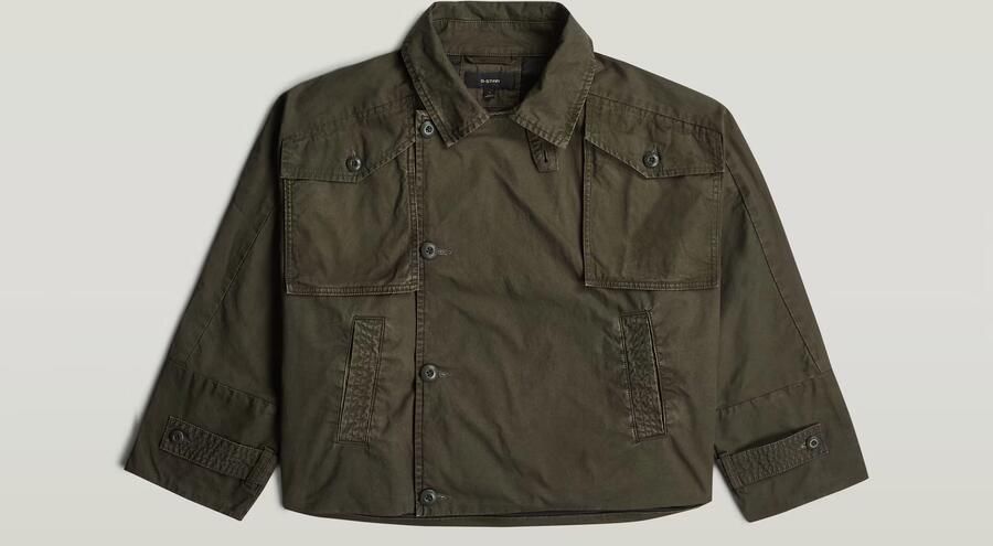 G-Star RAW 4-Pocket Cape Jack Grijs Dames - Foto 5