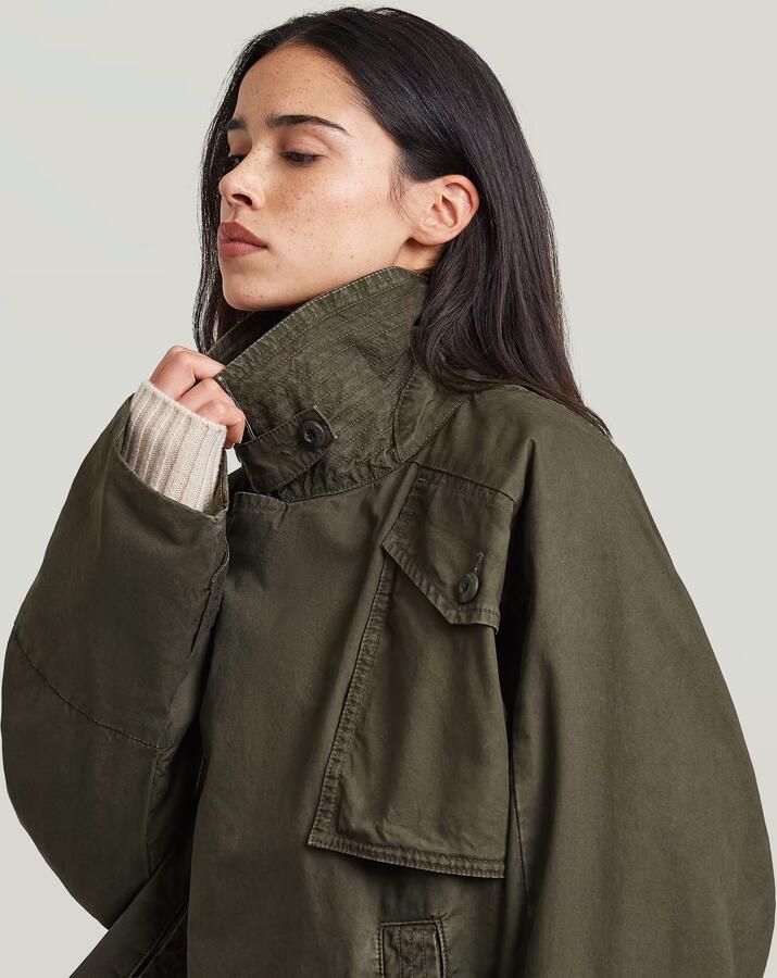 G-Star RAW 4-Pocket Cape Jack Grijs Dames - Foto 3