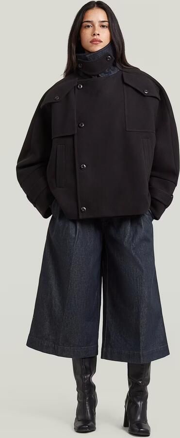 G-Star RAW 4-Pocket Cape Jack Zwart Dames - Foto 6