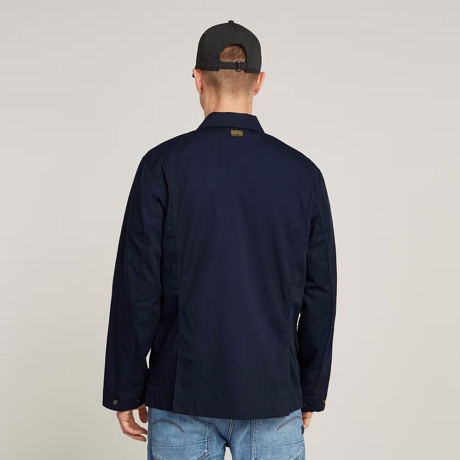 G-Star RAW 4 Pocket Overshirt Donkerblauw Heren - Foto 2