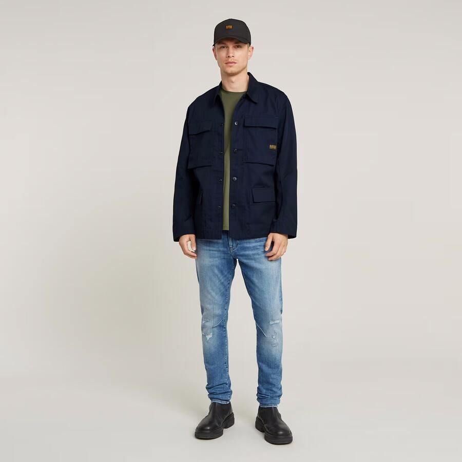 G-Star RAW 4 Pocket Overshirt Donkerblauw Heren - Foto 3