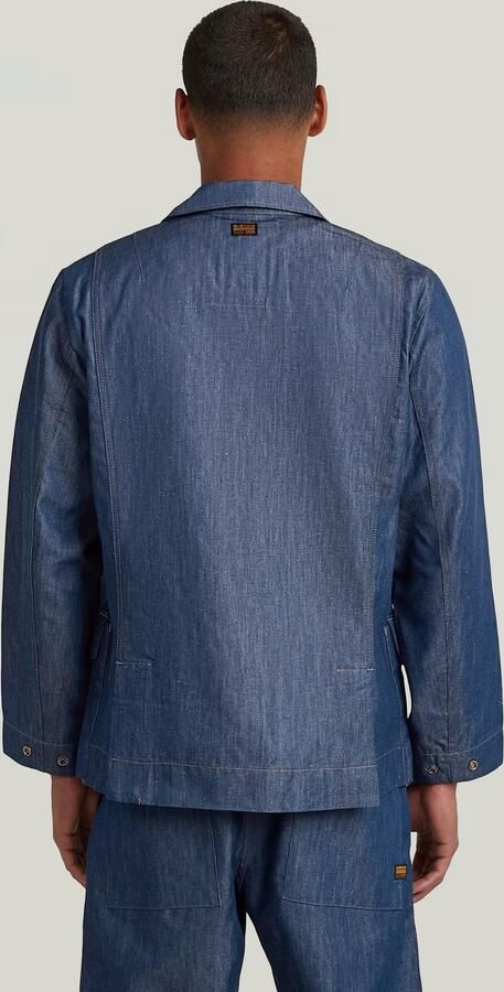 G-Star RAW 4 Pocket Overshirt Donkerblauw Heren - Foto 5