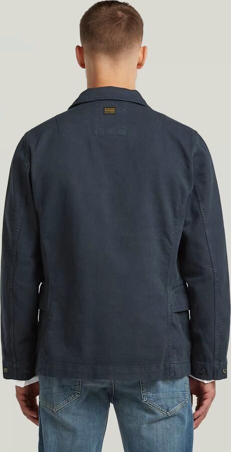 G-Star RAW 4 Pocket Overshirt Donkerblauw Heren - Foto 4