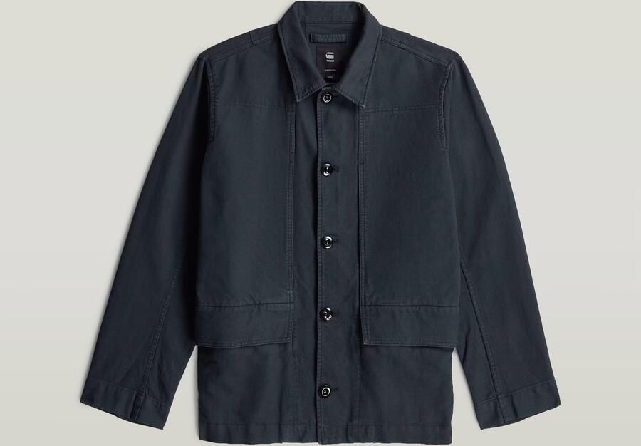 G-Star RAW 4 Pocket Overshirt Donkerblauw Heren - Foto 3