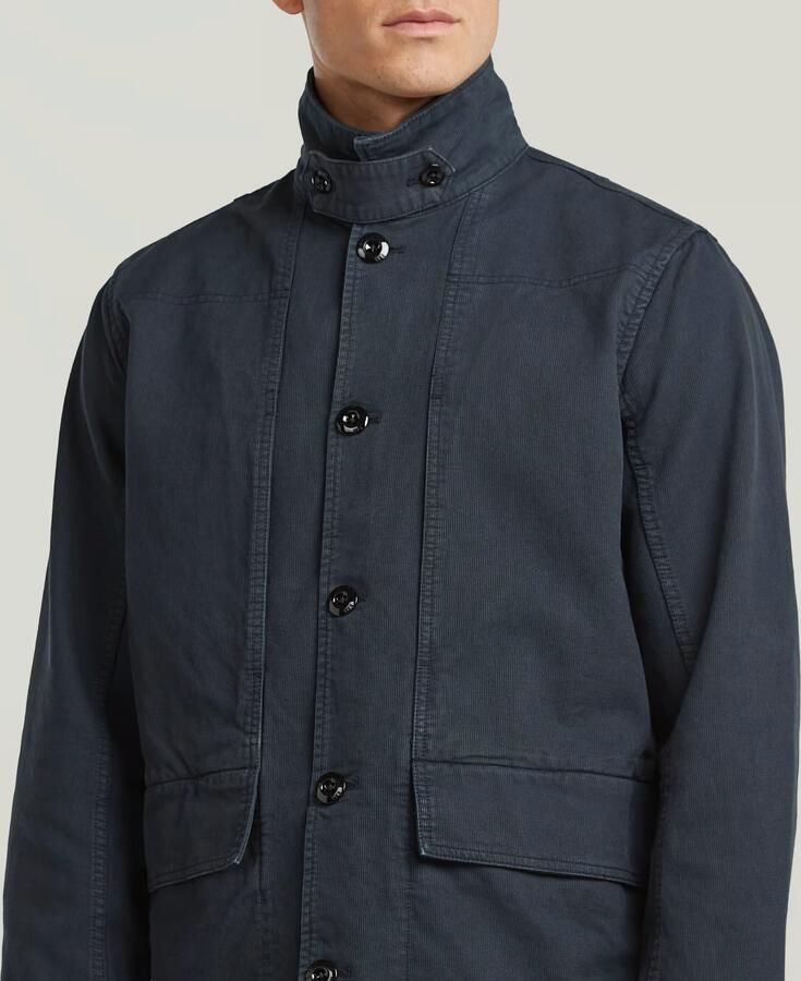 G-Star RAW 4 Pocket Overshirt Donkerblauw Heren - Foto 2