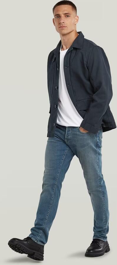 G-Star RAW 4 Pocket Overshirt Donkerblauw Heren - Foto 5