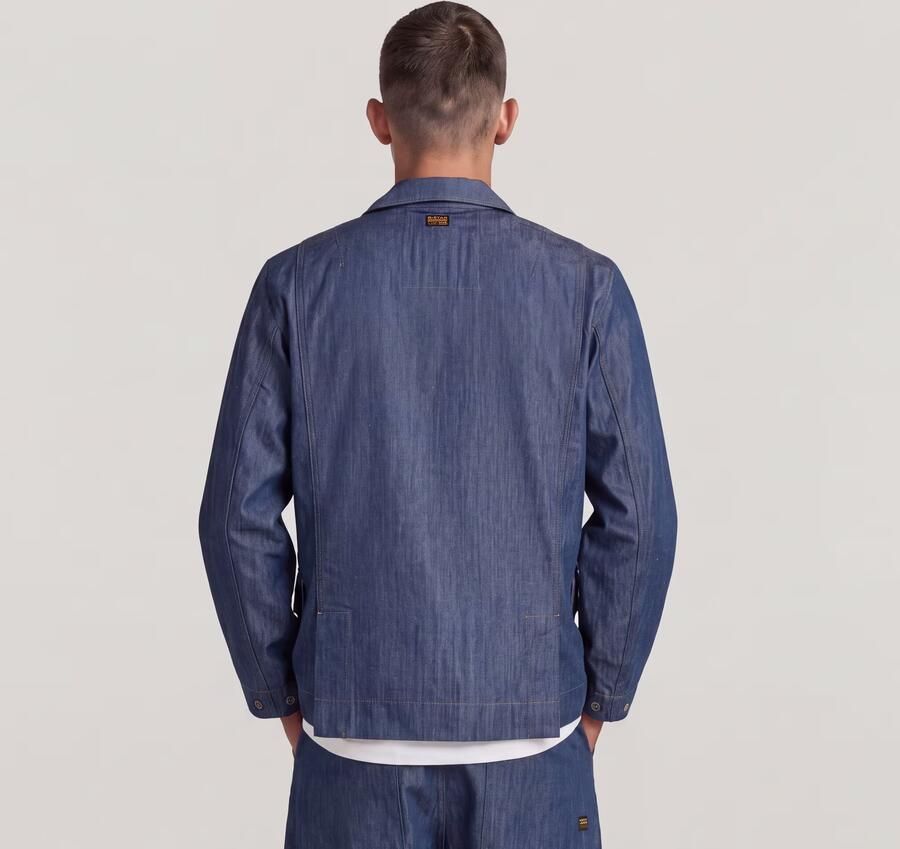 G-Star RAW 4 Pocket Overshirt Donkerblauw Heren - Foto 4