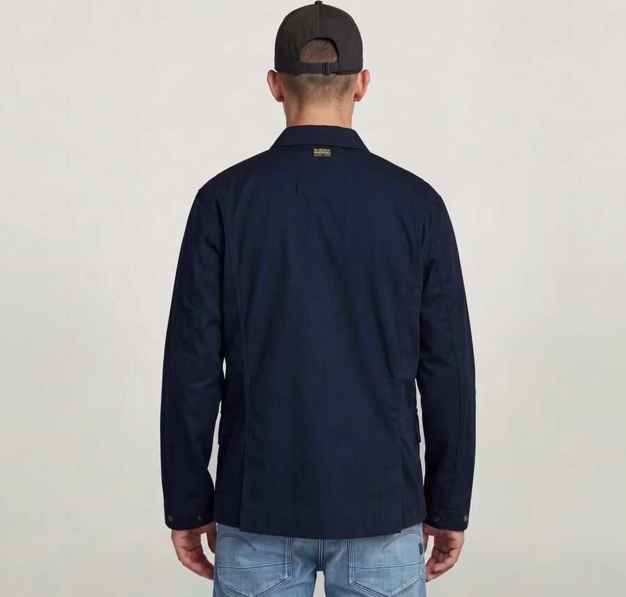 G-Star RAW 4 Pocket Overshirt Donkerblauw Heren - Foto 4