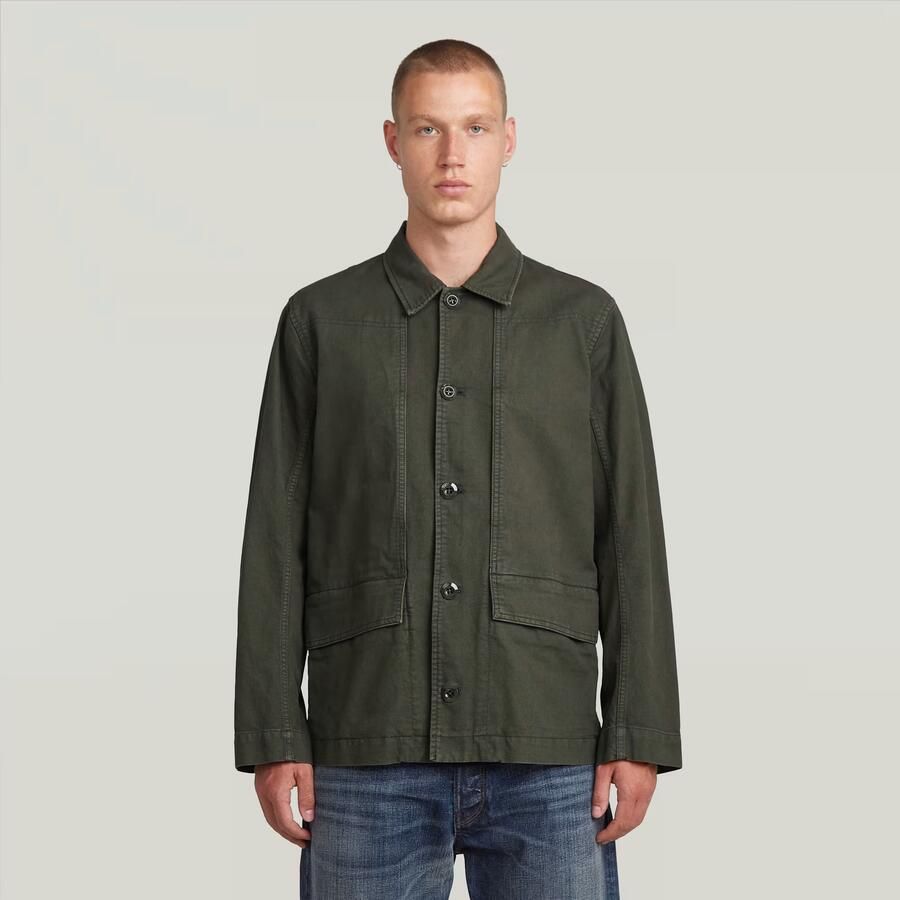 G-Star RAW 4 Pocket Overshirt Grijs Heren - Foto 6