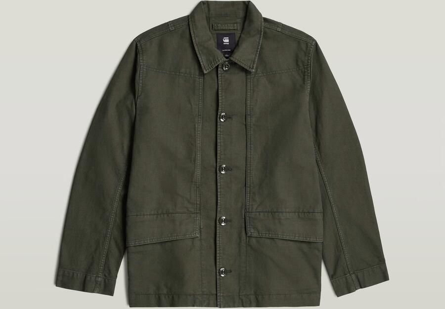 G-Star RAW 4 Pocket Overshirt Grijs Heren - Foto 3