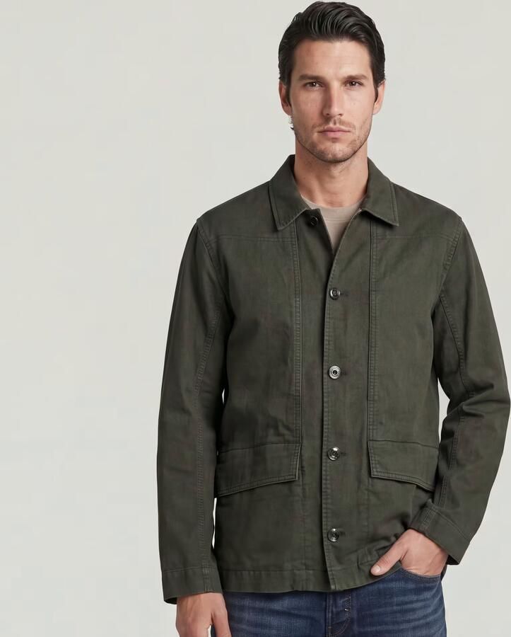 G-Star RAW 4 Pocket Overshirt Grijs Heren - Foto 5