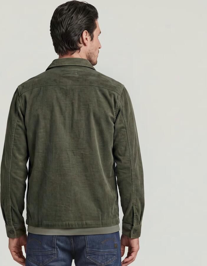 G-Star RAW 4 Pocket Overshirt Grijs Heren - Foto 6