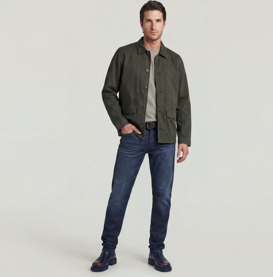 G-Star RAW 4 Pocket Overshirt Grijs Heren - Foto 4