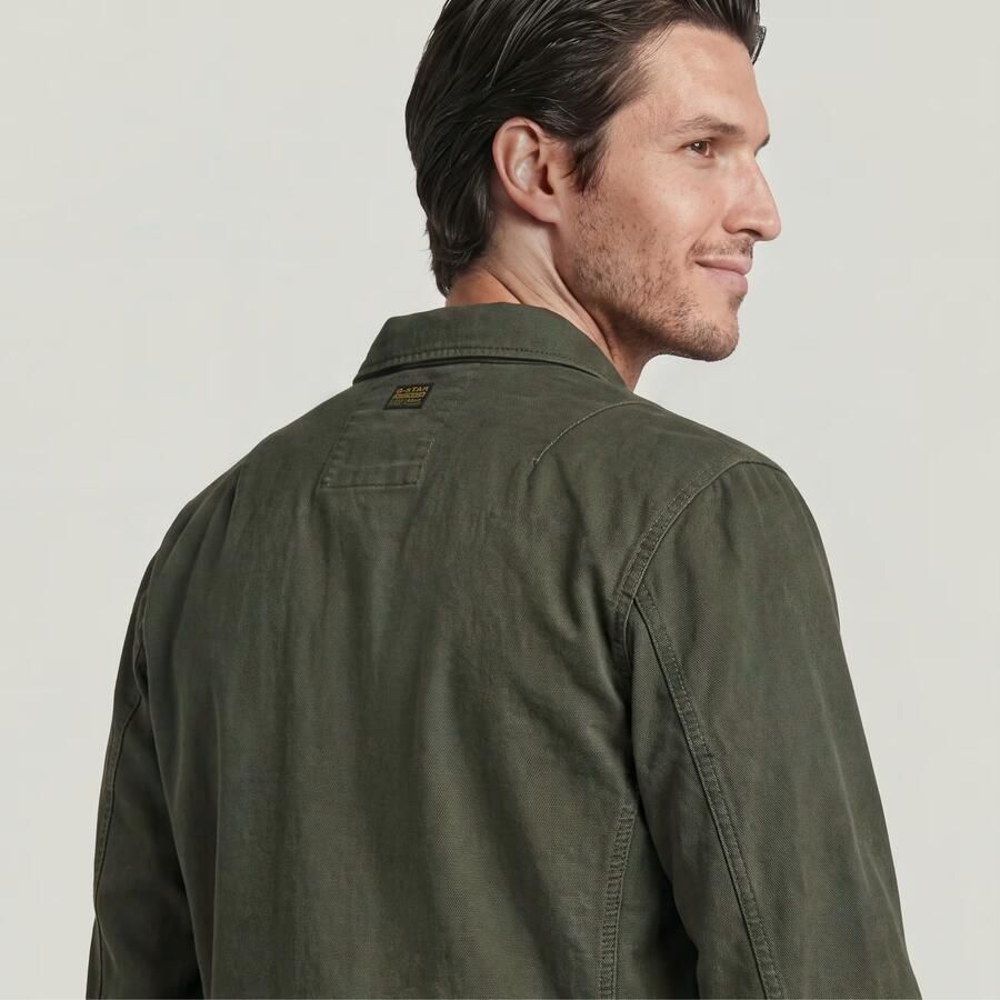 G-Star RAW 4 Pocket Overshirt Grijs Heren - Foto 3