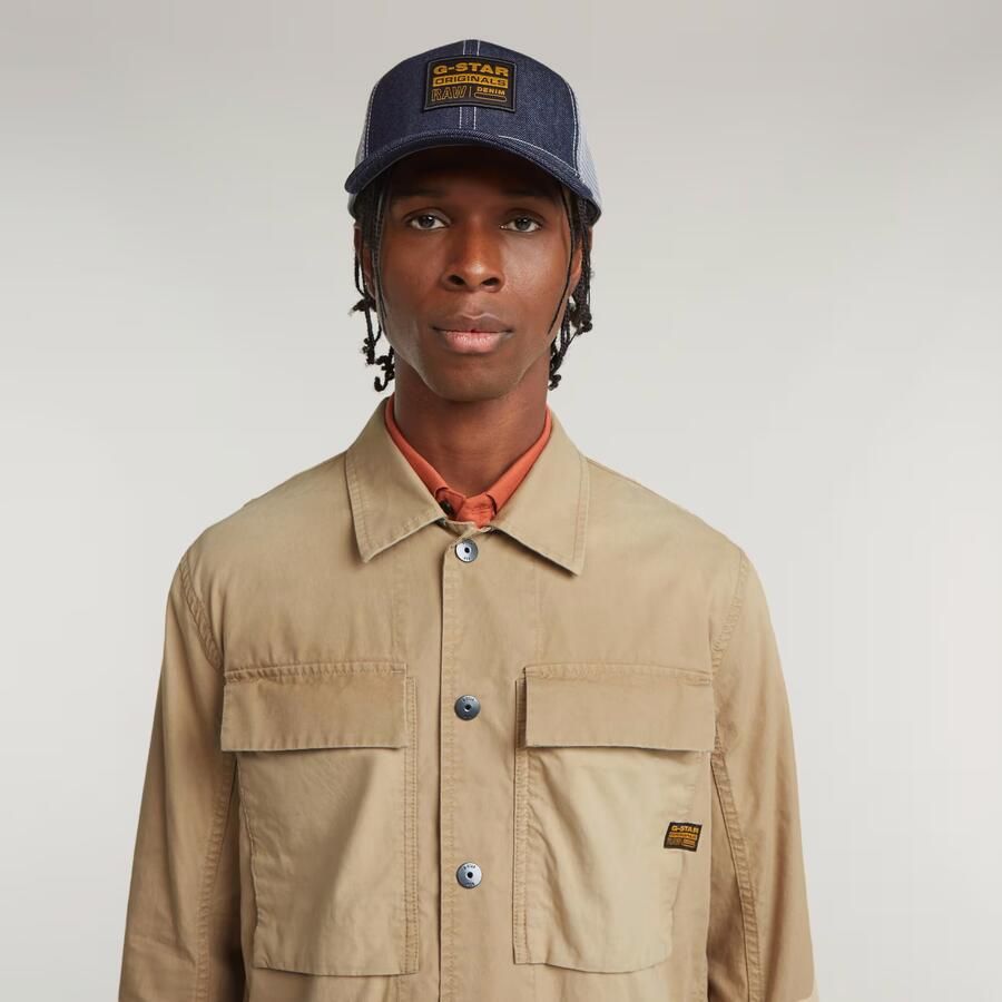 G-Star Raw Overhemdjack met klepzakken en labeldetail - Foto 4