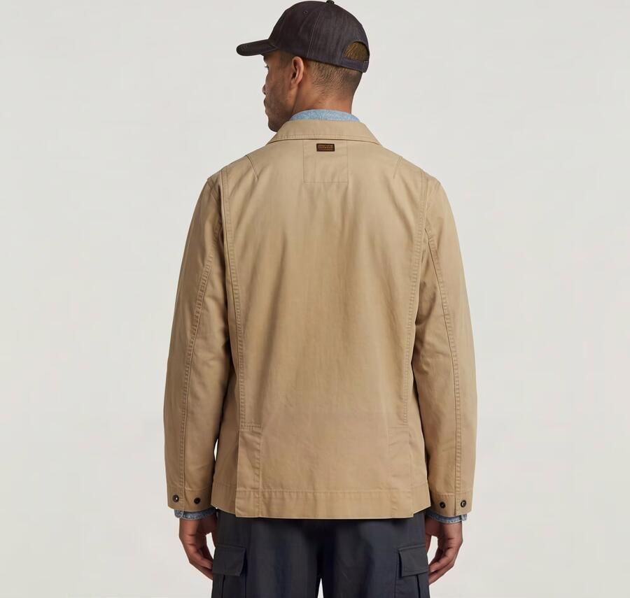 G-Star Raw Overhemdjack met klepzakken en labeldetail - Foto 6
