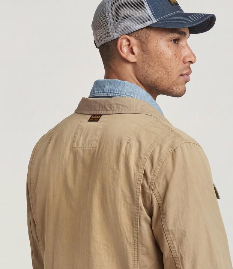 G-Star Raw Overhemdjack met klepzakken en labeldetail - Foto 7
