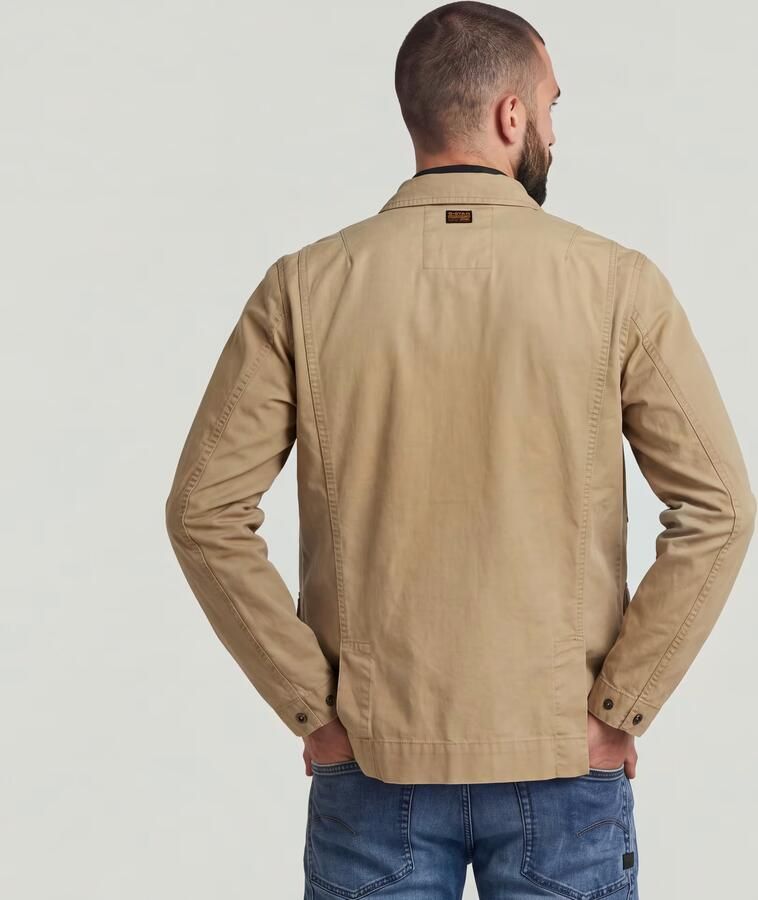 G-Star Raw Overhemdjack met klepzakken en labeldetail - Foto 5