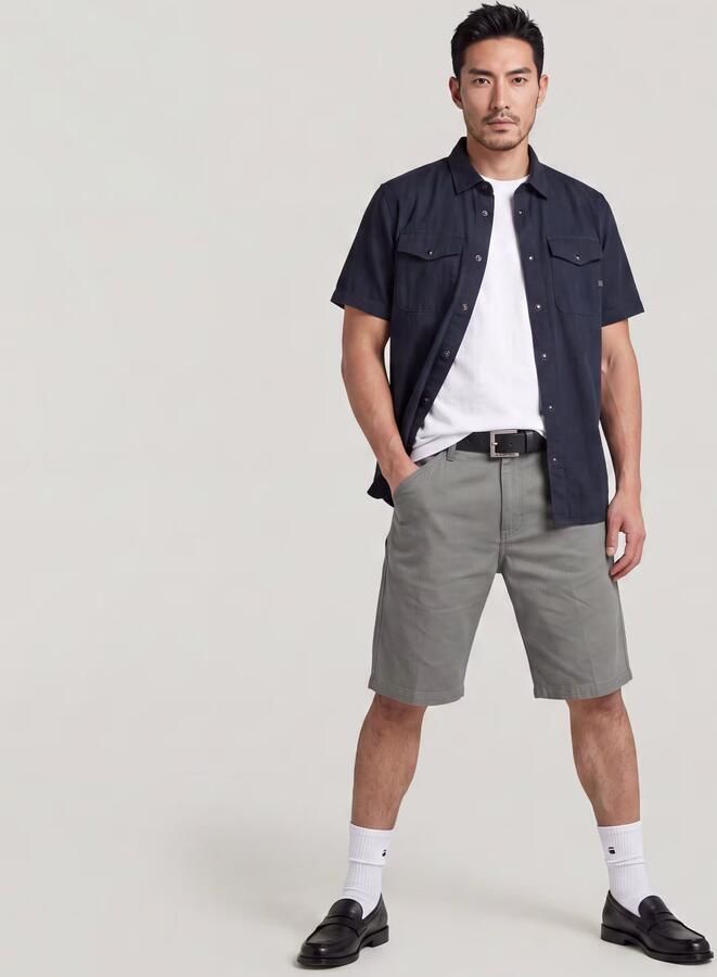 G-Star RAW 5-Pocket Relaxed Bermuda Short Groen Heren - Foto 6