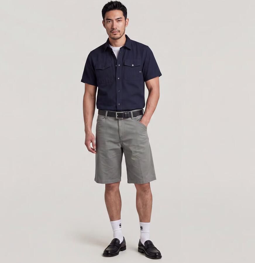 G-Star RAW 5-Pocket Relaxed Bermuda Short Groen Heren - Foto 5