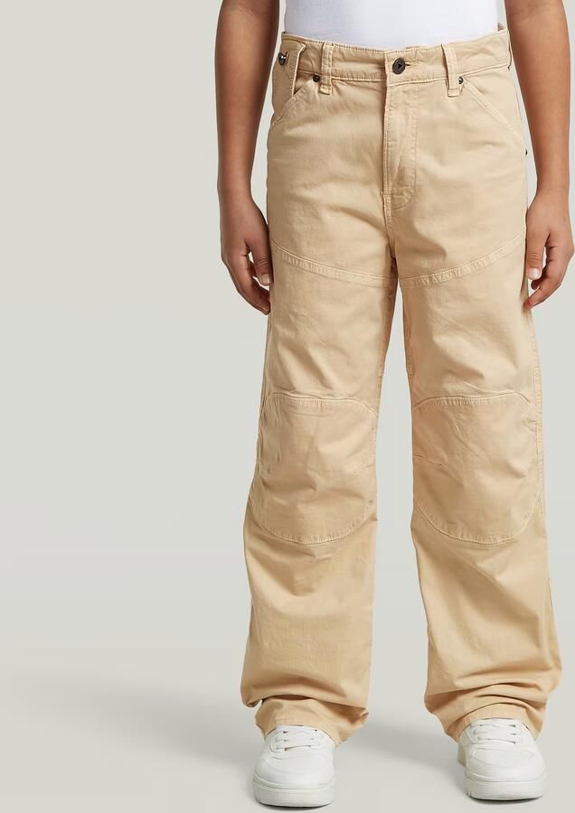 G-Star RAW 5620 3D Loose Werkbroek voor jongens Beige jongens