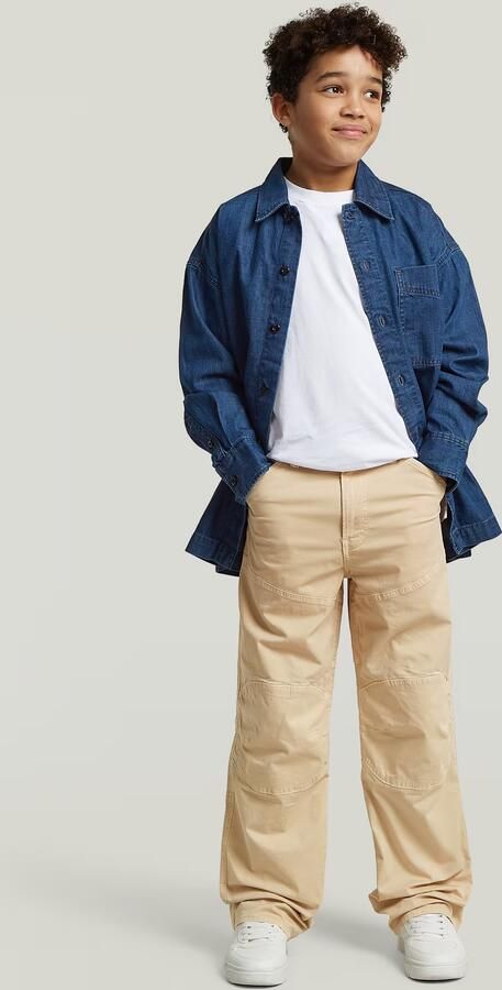 G-Star RAW 5620 3D Loose Werkbroek voor jongens Beige jongens - Foto 5